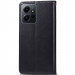 Фото Кожаный чехол-книжка GETMAN Gallant (PU) для Xiaomi Redmi Note 12 4G (Черный) на vchehle.ua