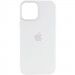 Фото Уценка Чехол Silicone case (AAA) with Magsafe and Animation для Apple iPhone 12 Pro Max (6.7") (Дефект упаковки / Белый / White) на vchehle.ua