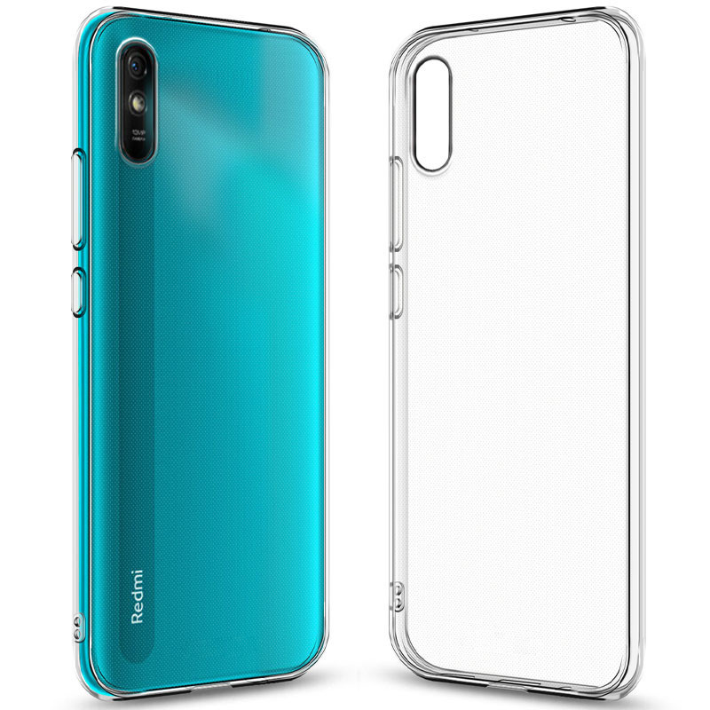 TPU чохол Epic Transparent 1,5mm Full Camera на Xiaomi Redmi 9A (Прозорий (прозорий))