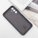 Фото Чохол Silicone Cover Lakshmi Full Camera (AAA) with Logo на Samsung Galaxy A16 4G/5G (Сірий / Dark Gray) в маназині vchehle.ua