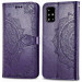 Купити Шкіряний чохол (книжка) Art Case з візитницею на Samsung Galaxy A71 (Фіолетовий) на vchehle.ua