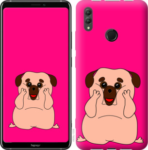

Чехол Весёлый мопс для Huawei Honor Note 10 928620