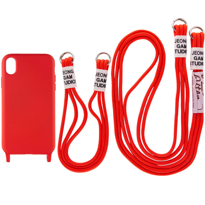 Чохол TPU two straps California на Apple iPhone XR (6.1") (Червоний)