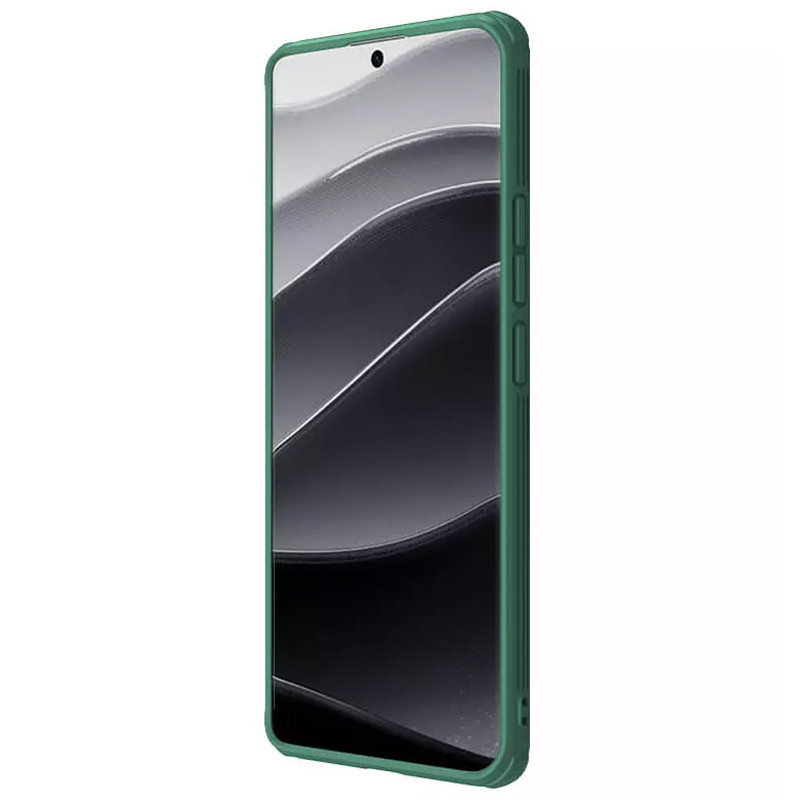 Карбоновая накладка Nillkin CamShield Pro для Xiaomi Redmi Note 14 Pro+ 5G (Deep Green) в магазине vchehle.ua