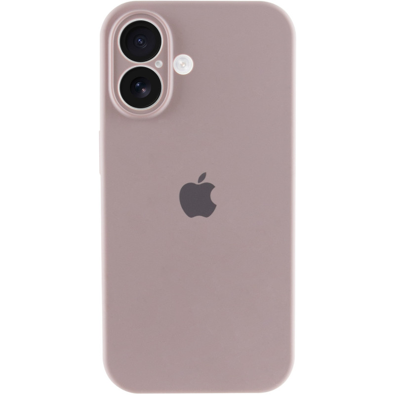 Купити Чохол Silicone Case Full Camera Protective (AA) на Apple iPhone 16 (6.1") (Сірий / Lavender) на vchehle.ua