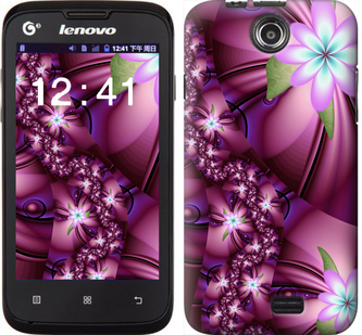 

Чехол Цветочная мозаика для Lenovo A300 384174