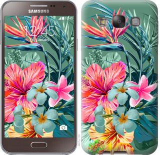 

Чехол Тропические цветы v1 для Samsung Galaxy E7 E700H 844847