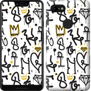 

Чехол Graffiti art для Google Pixel 3 XL 783086