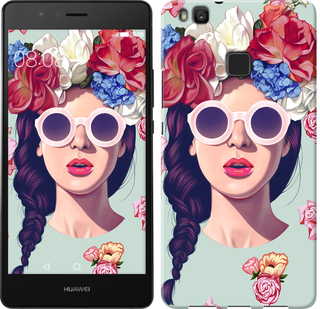 

Чохол Дівчина з квітами на Huawei P9 Lite 95798