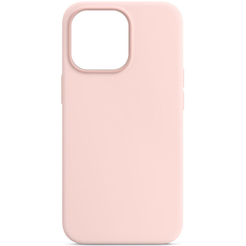 Чехол Silicone Case Full Protective (AA) NO LOGO для Apple iPhone 14 (6.1") (Розовый / Chalk Pink)