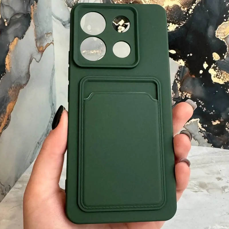 Фото TPU чехол Colorful Pocket Case для Xiaomi Redmi Note 13 4G (Dark Green) в магазине vchehle.ua