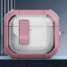 Фото Футляр противоударный Locking Button для наушников Airpods 3 (Pink) на vchehle.ua