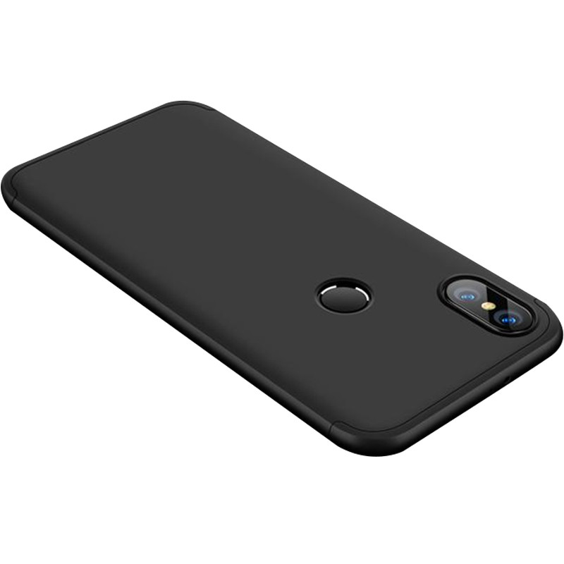 Пластиковая накладка GKK LikGus 360 градусов (opp) для Xiaomi Redmi Note 5 Pro / Note 5 (DC) (Черный)