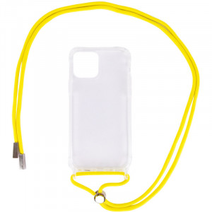 Чехол TPU Crossbody Transparent для Apple iPhone 12 Pro Max (6.7")