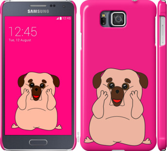 

Чохол Веселий мопс на Samsung Galaxy Alpha G850F 928258