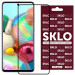 Захисне скло SKLO 3D (full glue) на Samsung Galaxy A71 / Note 10 Lite / M51 / M62 / M52 (Чорний)