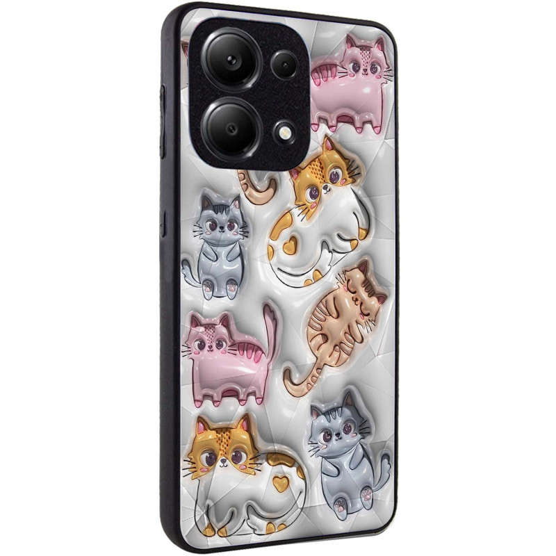 TPU+PC чохол Prisma Fluffie на Xiaomi Poco X6 / Note 13 Pro 5G (Kittens)