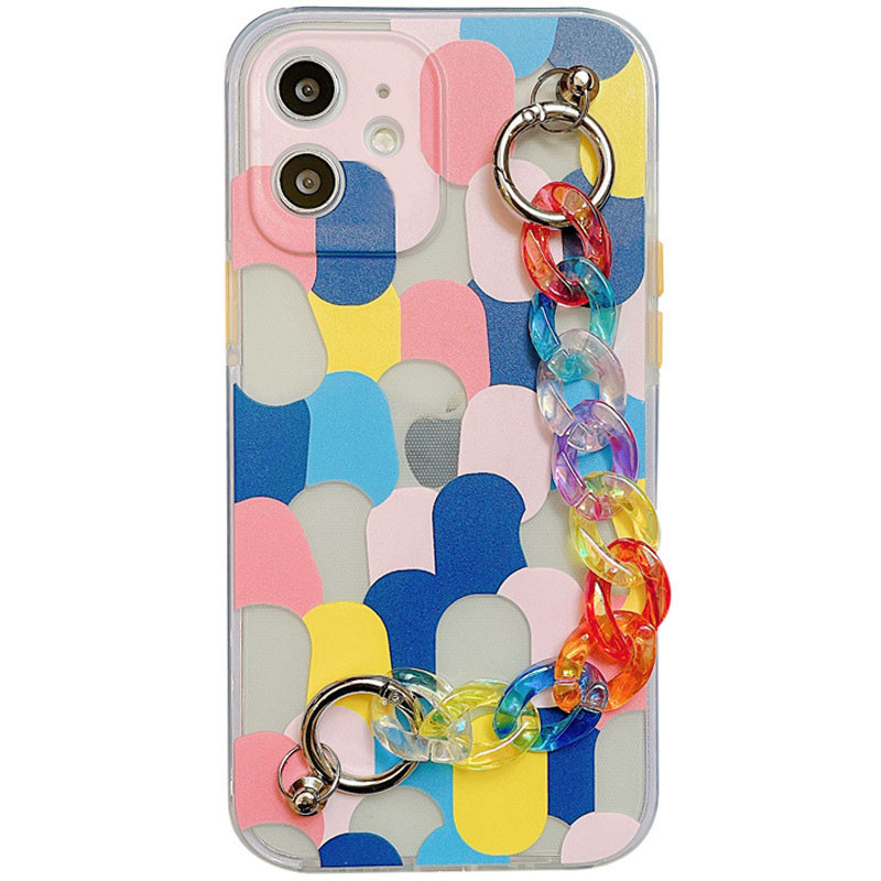 

TPU+PC чехол Colorspot с ремешком-цепью для Apple iPhone 11 (6.1") (Dots) 1186906