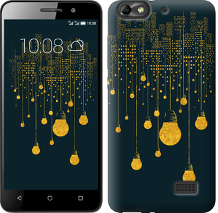 

Чохол Ілюстрація нічного міста на Huawei Honor 4C 592449