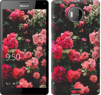 

Чехол Куст с розами для Microsoft Lumia 950 XL Dual Sim 639512
