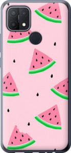 Чехол Розовый арбуз для Oppo A15s