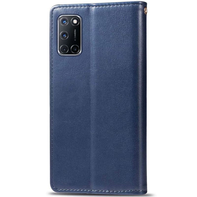 

Шкіряний чохол книжка GETMAN Gallant (PU) для Oppo A92 (Синій) 1100700