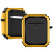 Футляр протиударний Black Ed. для навушників Airpods 1/2 (Yellow)