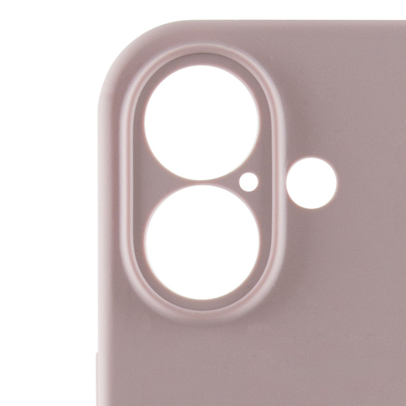 Чохол Silicone Case Full Camera Protective (AA) на Apple iPhone 16 (6.1") (Сірий / Lavender) в магазині vchehle.ua