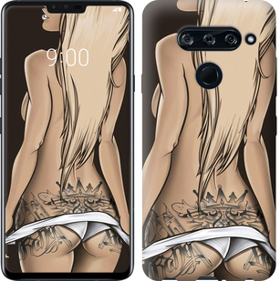 

Чехол Девушка с татуировкой для LG V40 ThinQ 689947