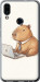 Чехол Funny Capybara CEO Working для Meizu Note 9