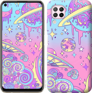Чехол Розовая галактика для Huawei P40 Lite