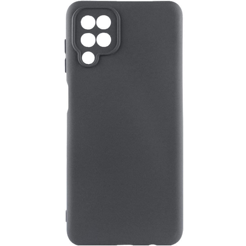Чохол Silicone Cover Lakshmi Full Camera (AA) на Samsung Galaxy A12 (Шоколадний / Chocolate)