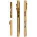 Фото TPU чохол Fibra Chrome with Magnetic safe на Apple iPhone 16 (6.1") (Gold) на vchehle.ua