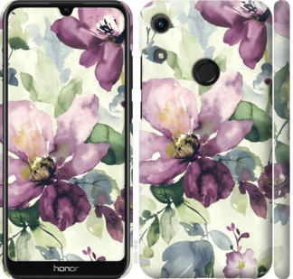 

Чехол Цветы акварелью для Huawei Y6s 902292