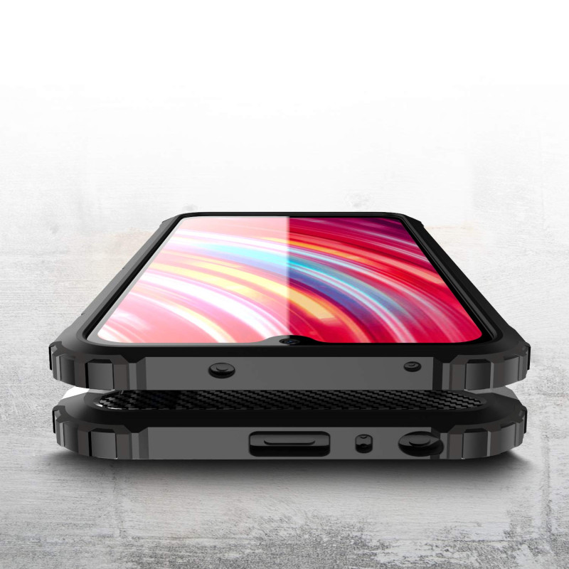 Фото Броньований протиударний TPU+PC чохол Immortal на Xiaomi Redmi Note 8T (Чорний) в маназині vchehle.ua
