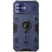 TPU+PC чохол Nillkin CamShield Armor (шторка на камеру) на Apple iPhone 12 Pro Max (6.7") (Синій)