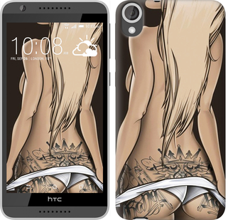

Чехол Девушка с татуировкой для HTC Desire 820 644204