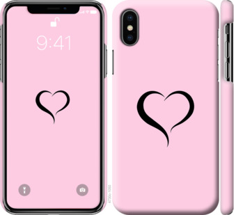 

Чехол Сердце 1 для iPhone X (5.8") 899254