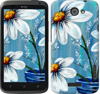 

Чохол Красиві арт-ромашки на HTC One X 323154