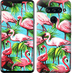 

Чехол Tropical background для LG V40 ThinQ 689767