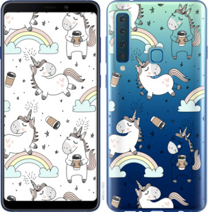 

Чехол Единорог и кофе для Samsung Galaxy A9 (2018) 840634