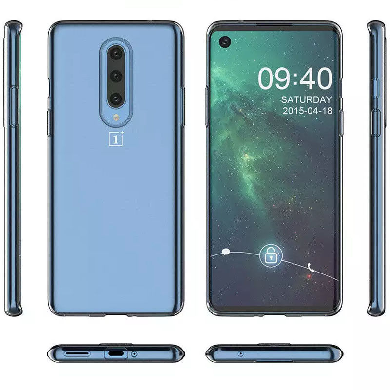 Фото TPU чехол Epic Transparent 1,0mm для OnePlus 8 (Бесцветный (прозрачный)) в магазине vchehle.ua