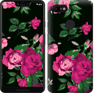

Чехол Розы на черном фоне для Google Pixel 3 XL 780357