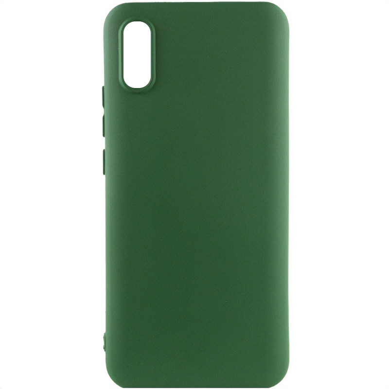 Чохол Silicone Cover Lakshmi (AA) на Xiaomi Redmi 9A (Зелений / Dark green)