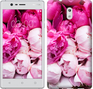 

Чехол Розовые пионы для Nokia 3 227221