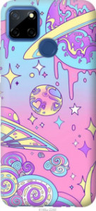 Чехол Розовая галактика для Realme C12