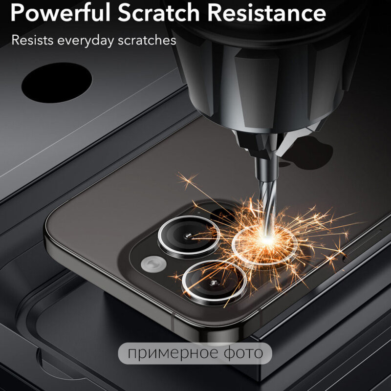 Фото Защитное стекло Metal Classic на камеру (в упак.) для Apple iPhone 17 (6.3") (Серебряный / Silver) в магазине vchehle.ua