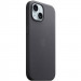 Фото Чохол FineWoven (AAA) with Magnetic Fit на Apple iPhone 15 (6.1") (Black) на vchehle.ua
