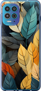 

Чехол Кольорове листя для Motorola G100 1629807