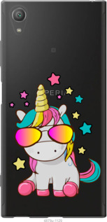 Чехол Единорог в очках для Sony Xperia XA1 Plus G3412